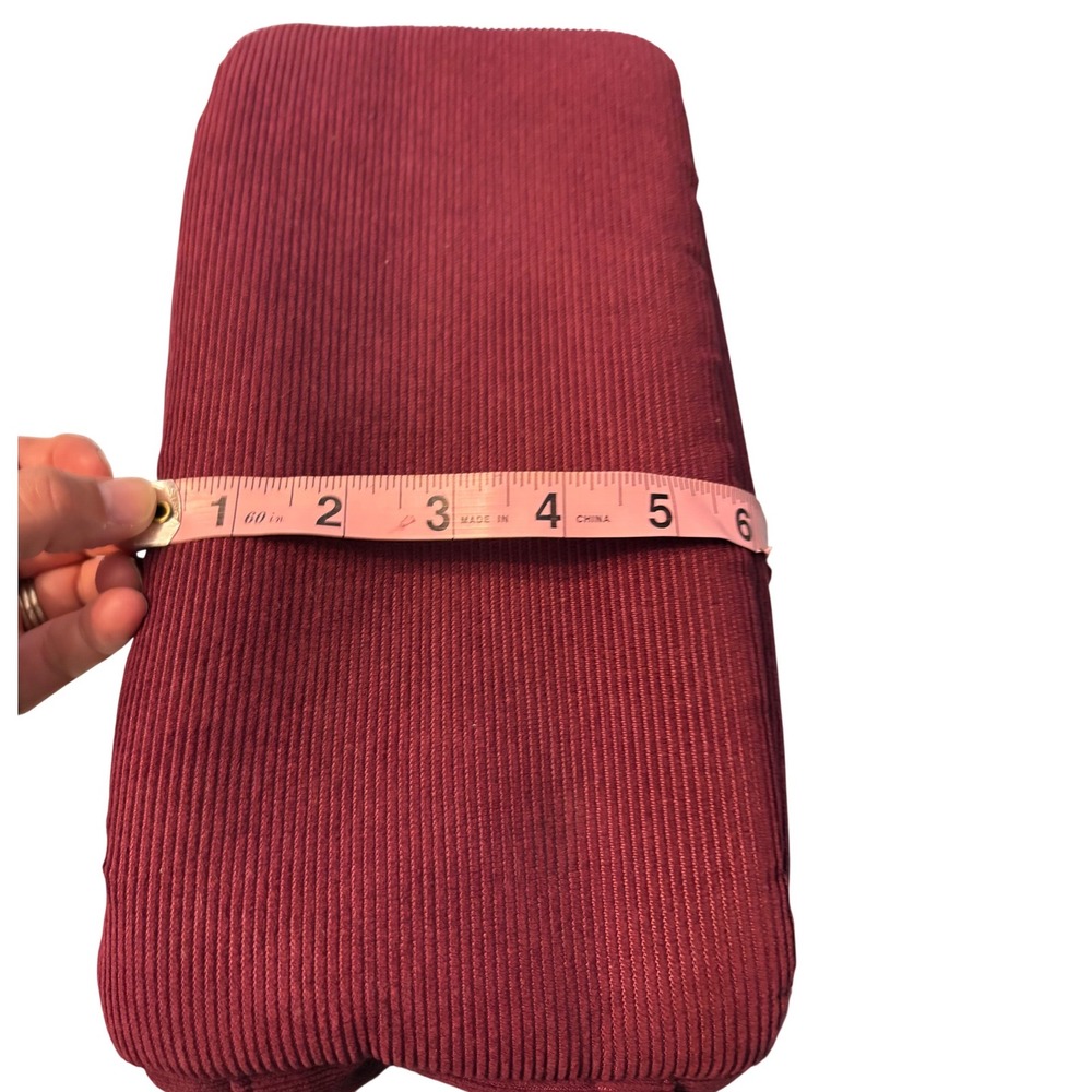 Rad Rev Burgundy Corduroy Backpack Lightning Bolt Lining Mini Diaper Bag Travel - Picture 8 of 12